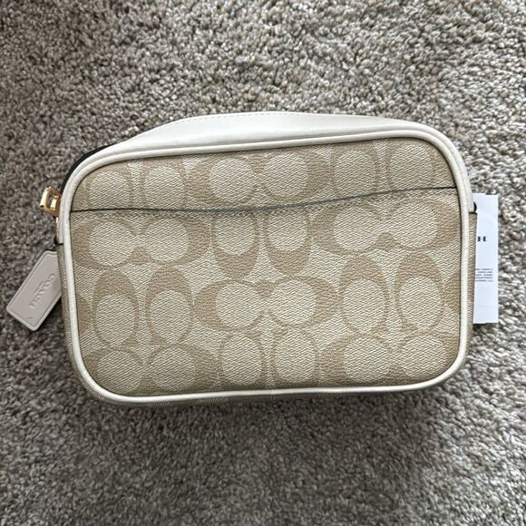 NWT COACH MINI JAMIE CROSSBODY BAG SIGNATURE CANVAS - Picture 2 of 5